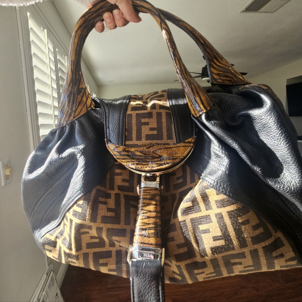 Fendi Spy Zucca Authentic Pristine Condition Seri… - image 1